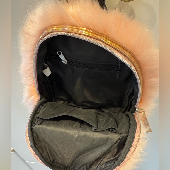 Fuzzy Mini Backpack - Picture 3 of 3